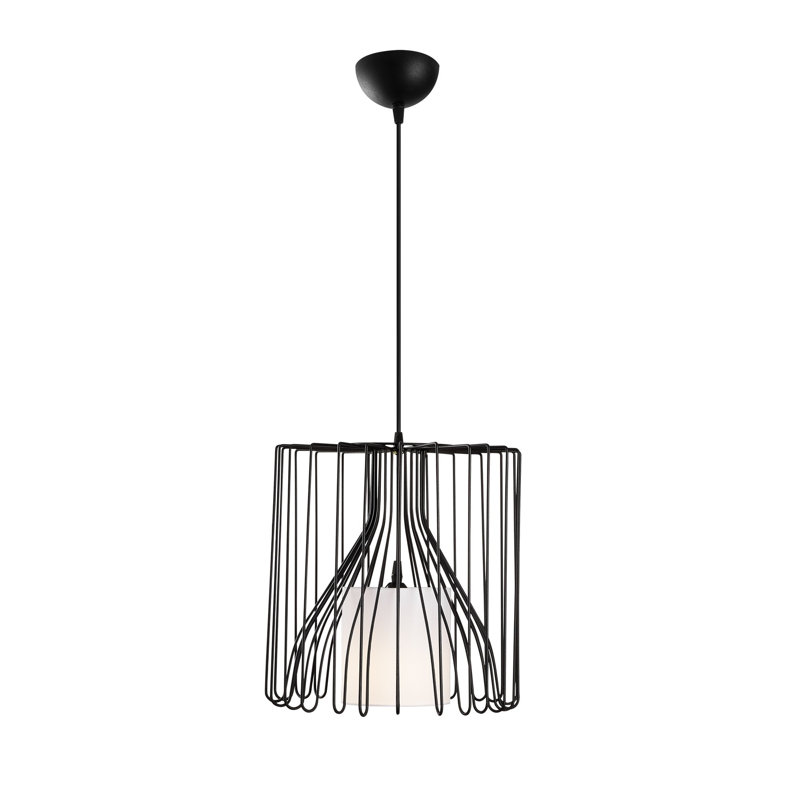 Luminaire suspendu géométrique unique à 1 lumière Aido