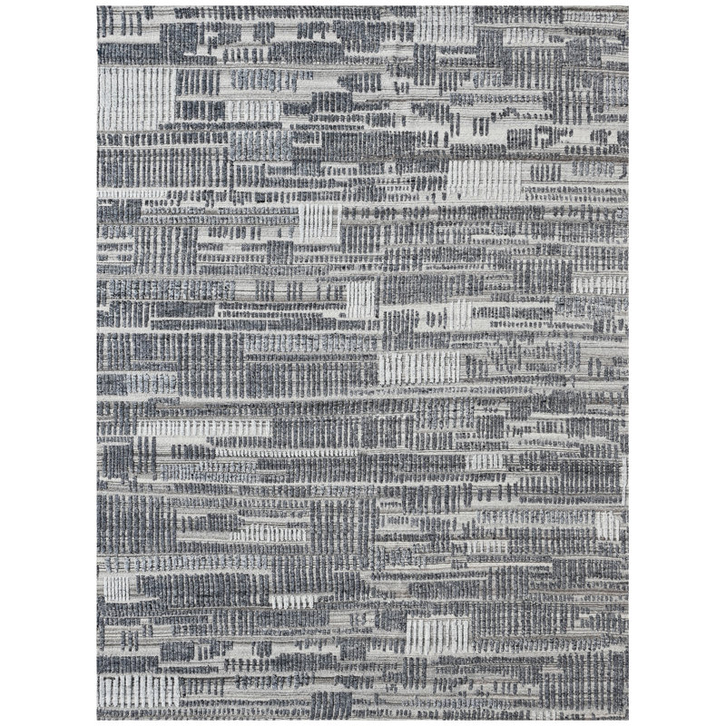 Hand Knotted Indoor Rug, Rectangle 9' x 12'
