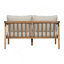 Outdoor Acacia Wood 4PCS CHAT SET