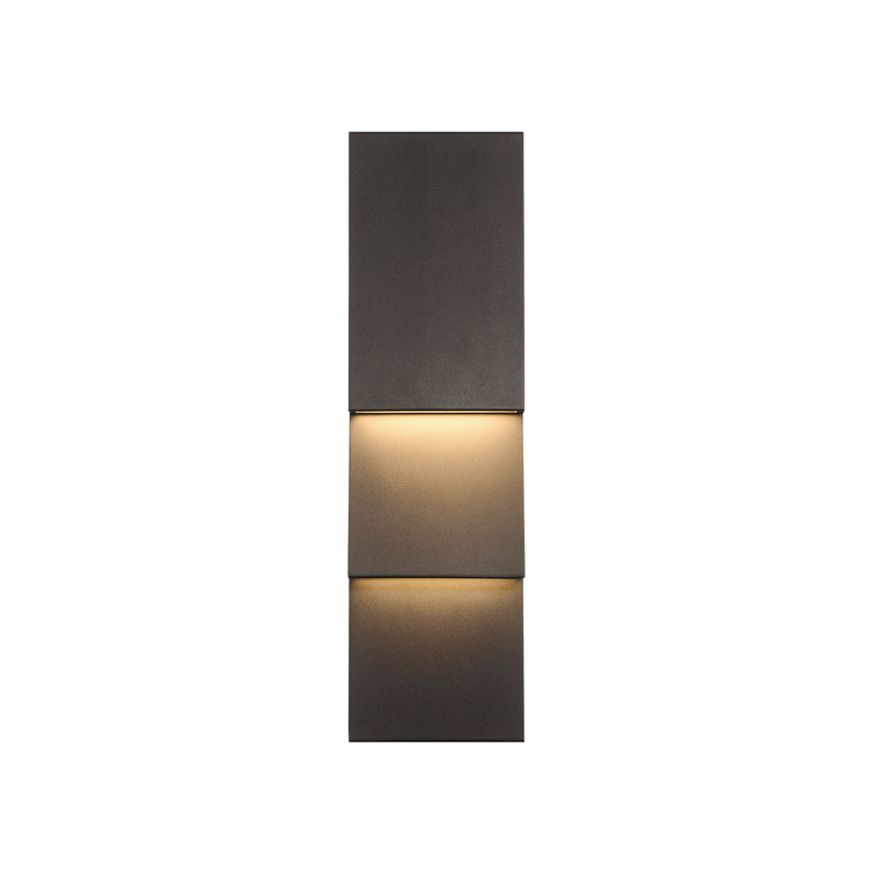 Nanton, extérieur, 2 lumières, 19 po, sable, Bronze