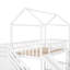 Lit mezzanine simple avec système de lattes - améliore la glissière de durabilité du matelas et l'espace de rangement crée une chambre à coucher amusante