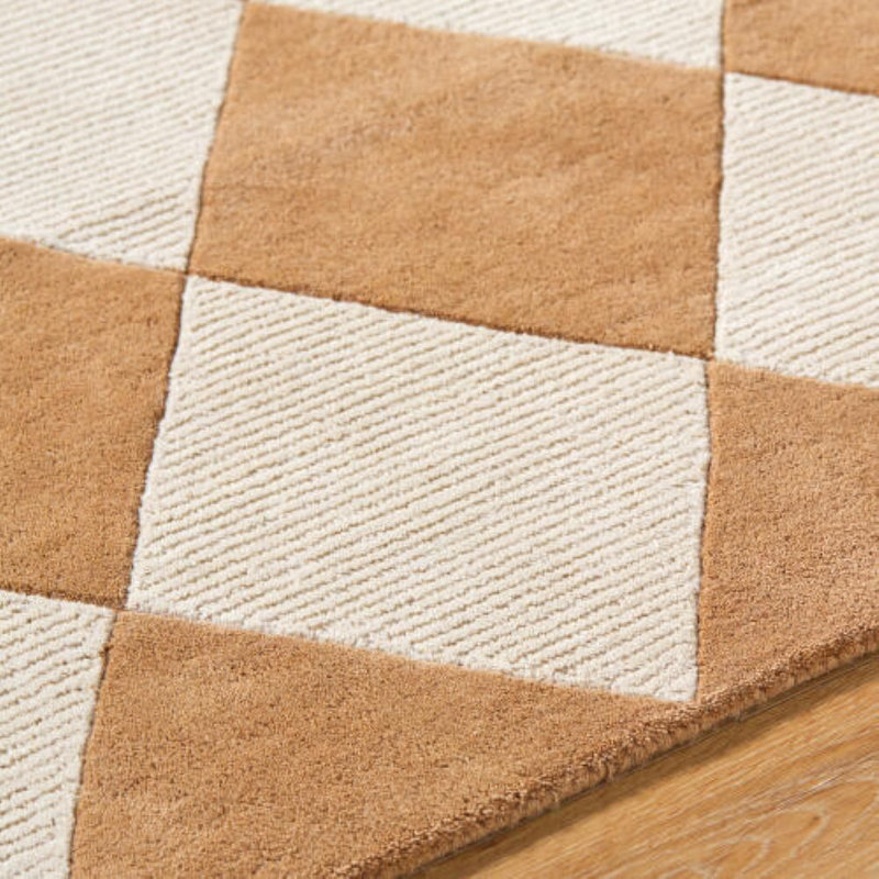 Tapis d'intérieur fait à la main Isaac, Rectangulaire 2 pi x 3 pi