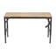 Établi à hauteur réglable, poste de travail robuste en bois d'hévéa avec prises de courant, table de travail en bois franc d'une capacité de charge de 2000 lb pour atelier, garage, bureau, maison