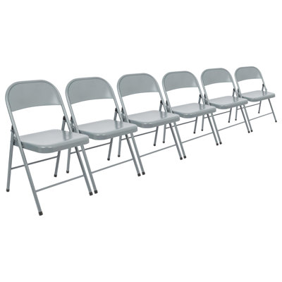 Harbour Housewares Metal  Folding Chair