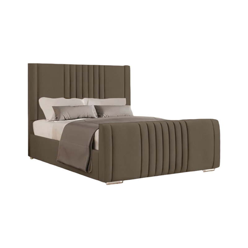 Ganador Upholstered Bed, Single (3'), Mole