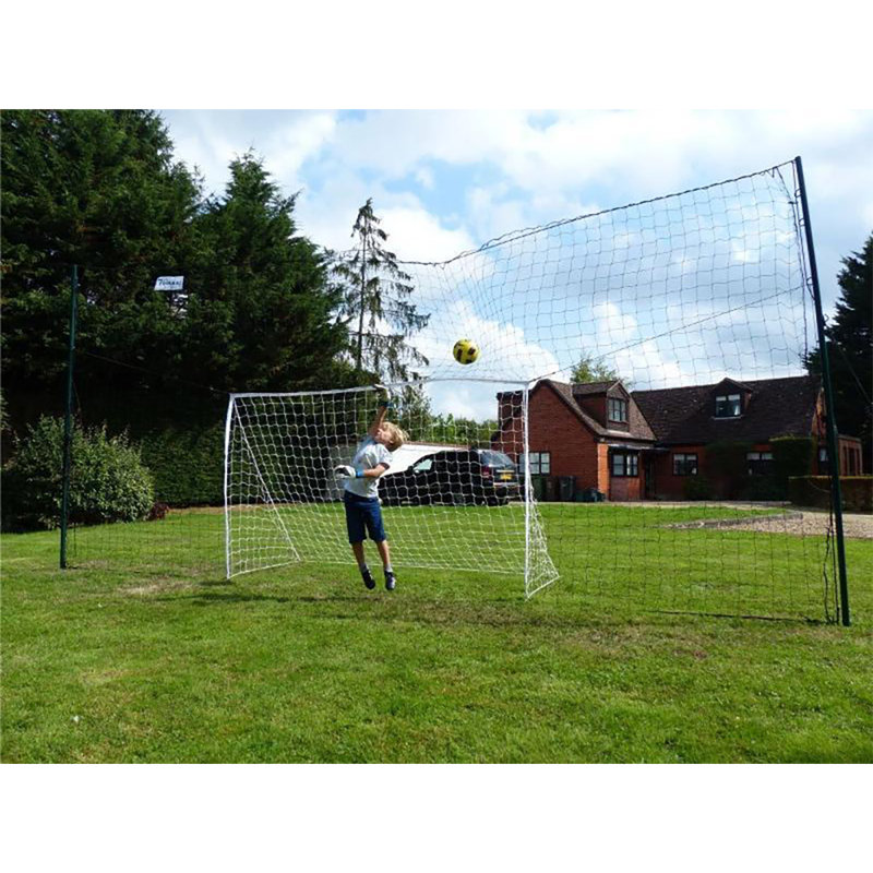 Open Goaaal Metal Soccer, Green, 120" H x 252" W x 78" D
