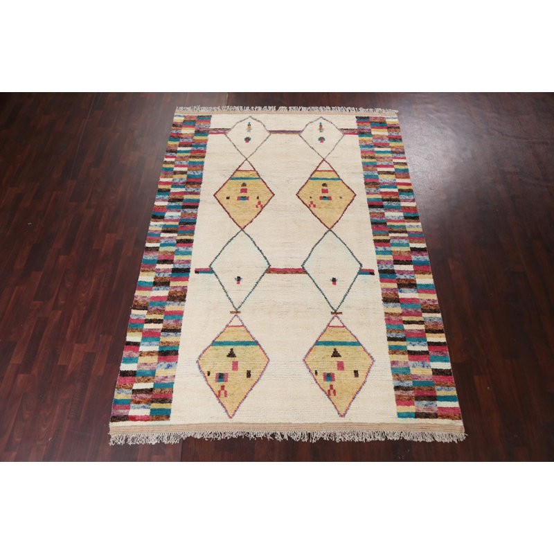 Tapis noué à la main unique en son genre