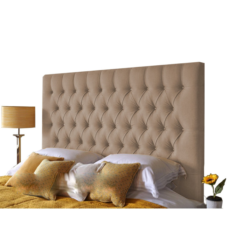 Nicholle Upholstered Headboard, Super King (6'), Mink