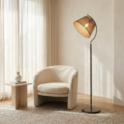 Lampe sur pied tissée Vogue Antiquation