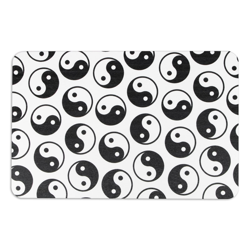 Non-Slip Bath Mat, White