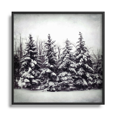 «Snow and Pines» par Chelsea Kedron - reproduction de cadre photo