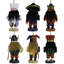 Professional Nutcracker Christmas Ornaments - 4" - Set Of 6 - Multicolor