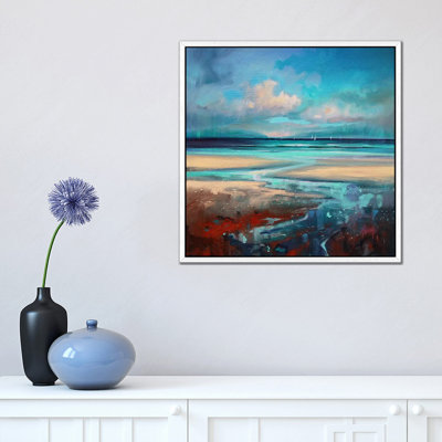 Cyan Sailing by Scott Naismith - Painting on Canvas