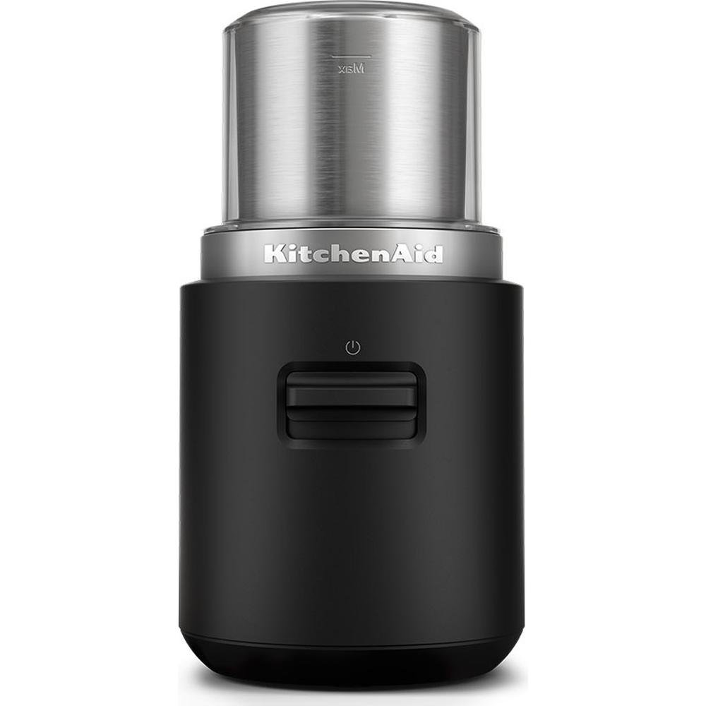Kitchenaid 5Kbgr100bm Cordless Coffee Grinder - Black, Black,Silver/Grey - Image 3