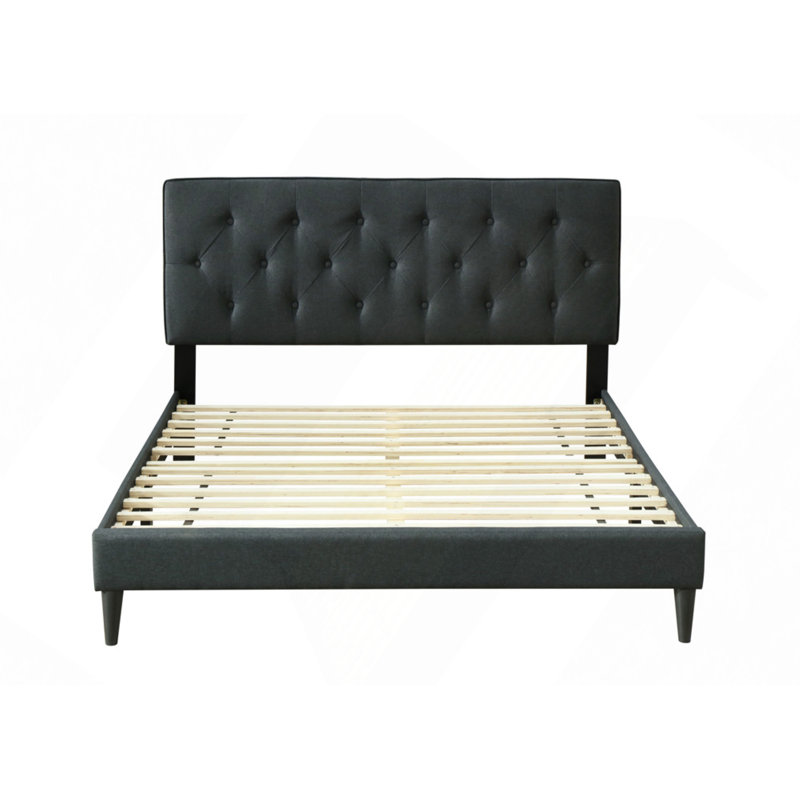 Lit moderne, lit capitonné luxueux avec port USB pour un repos et un style optimaux