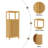 41 Inch Multi-Scene Use Large Capacity Single Door Locker With One Shelf