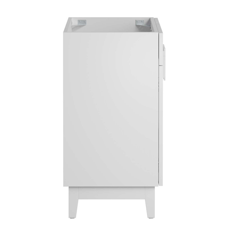 Miles White 24" Particleboard Bathroom Vanity Cabinet