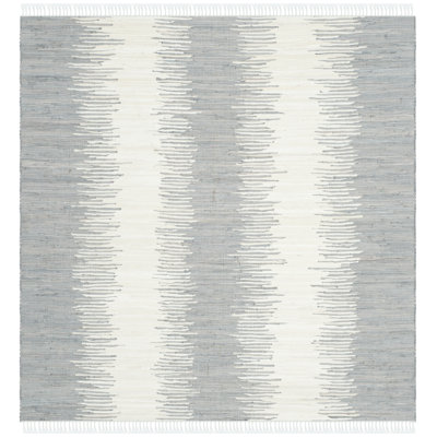 Cayman Hand Woven Cotton Striped Rug