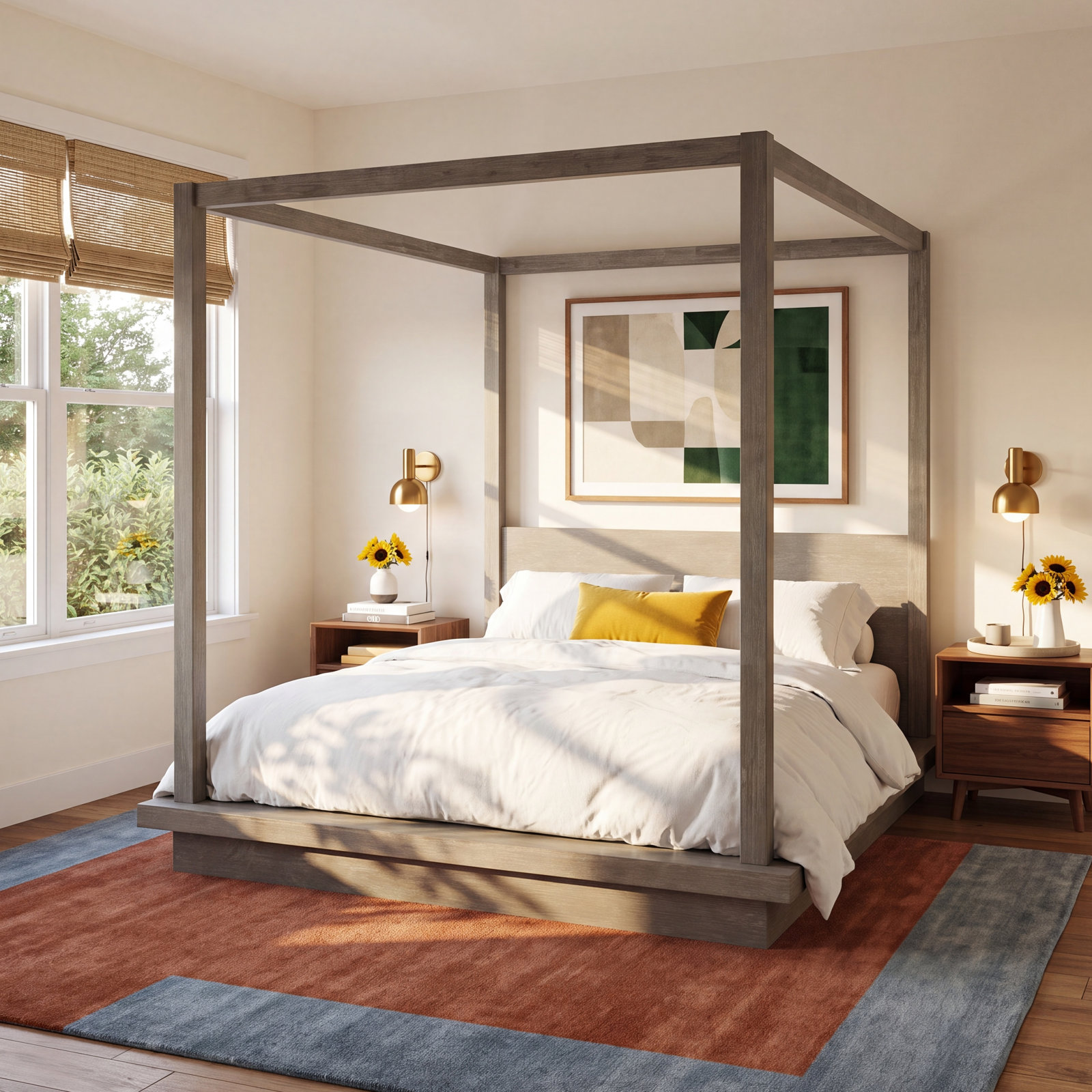 Monae Canopy Bed, Full