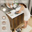Walnut Wooden Vanities With Vanity Cabinet And Sink, Modern Design For Home