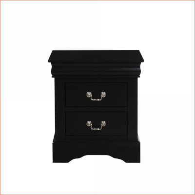 Table de chevet 2 tiroirs Louis Philippe