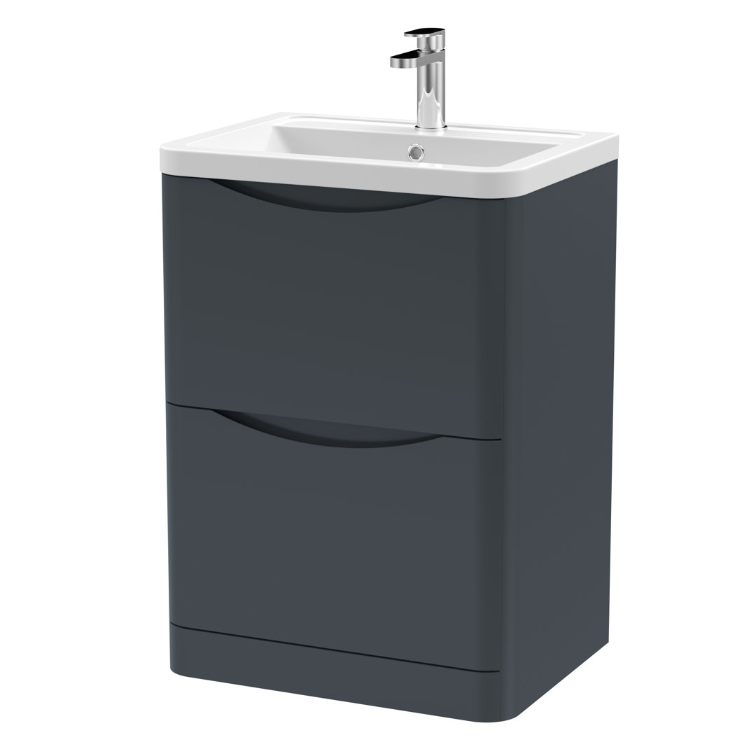Lunar 600mm Free-standing Standard Single Vanity