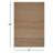Abisai Handmade Flatweave Brown Area Rug-1979303613