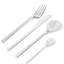 Mu 24 - Piece Stainless Steel Flatware Set - Service for 6