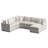Cecelia 3 - Piece Upholstered U Sectional-1845997497-1845995603