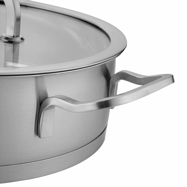 Poêle à sauter ZWILLING Moment de 24 cm en acier inoxydable