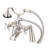 Mason Hill 3 Handle Deck Clawfoot Tub Faucet with Diverter-71024050