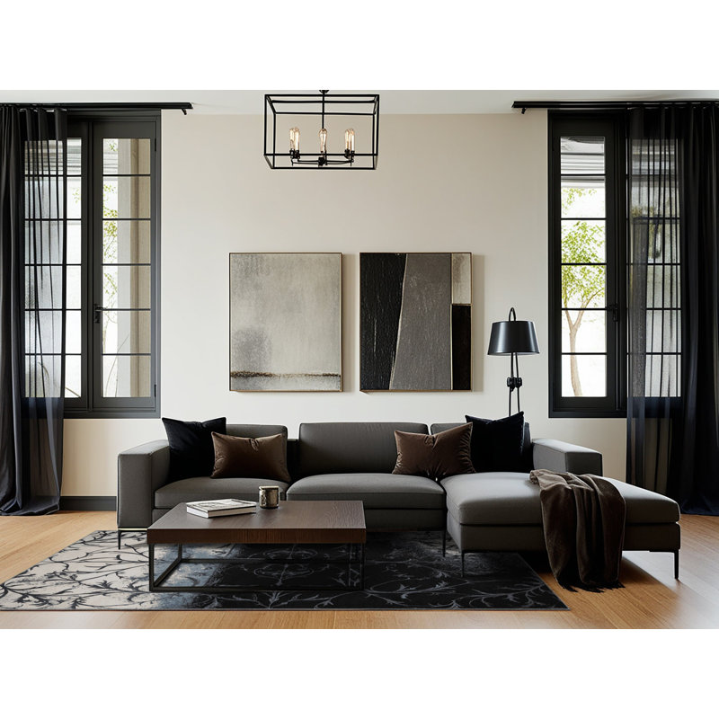 Onyx Frost Rug, Rectangle 2' x 3'