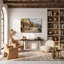Tableau de paysage multicolore sur toile, art mural pictural pour salon, salle à manger et chambre-597635367