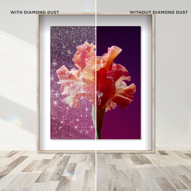 Taffeta Twilight I Print by Oliver Gal, 25.5"H x 31.5"W, Natural Oak Shadowbox