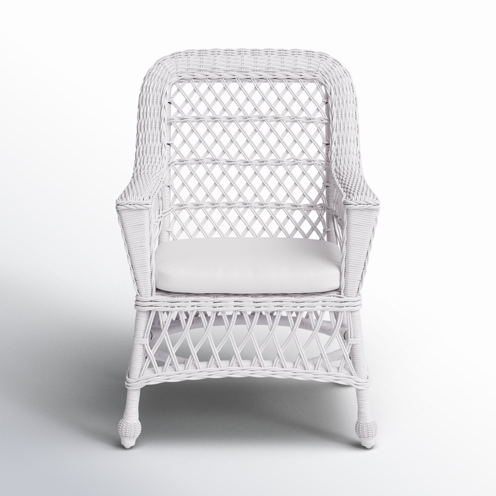 Outdoor Lounge Chair, White