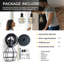 1 - Light Black Caged Pendant-1195548326