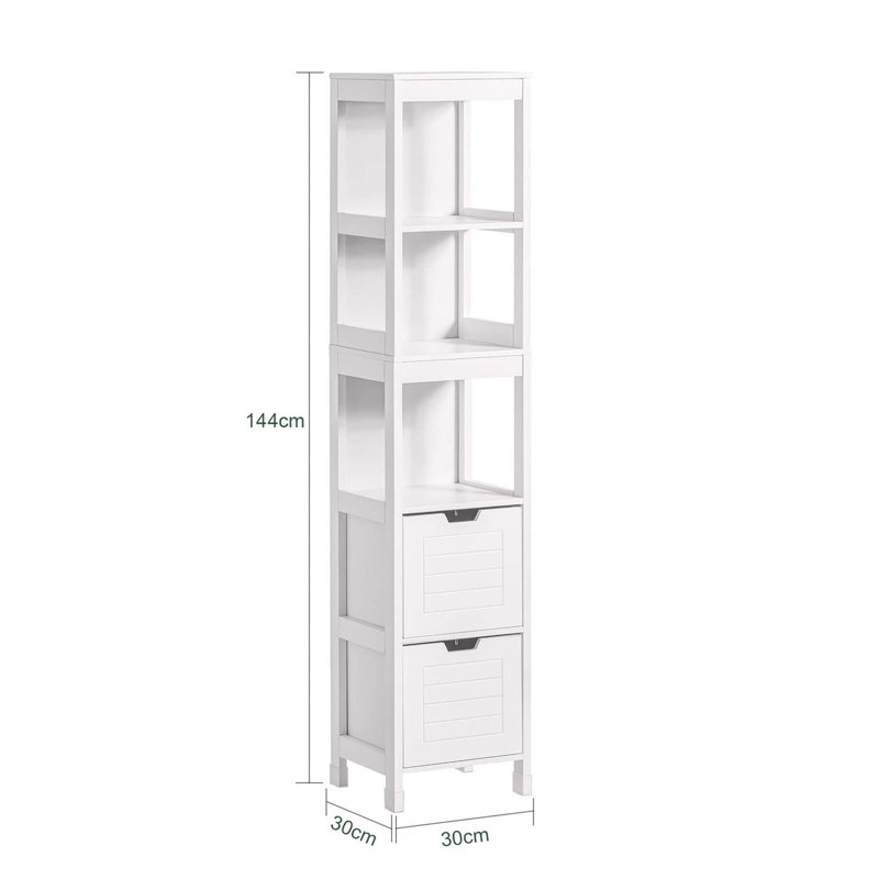 Aadhith Bathroom Cabinet, White