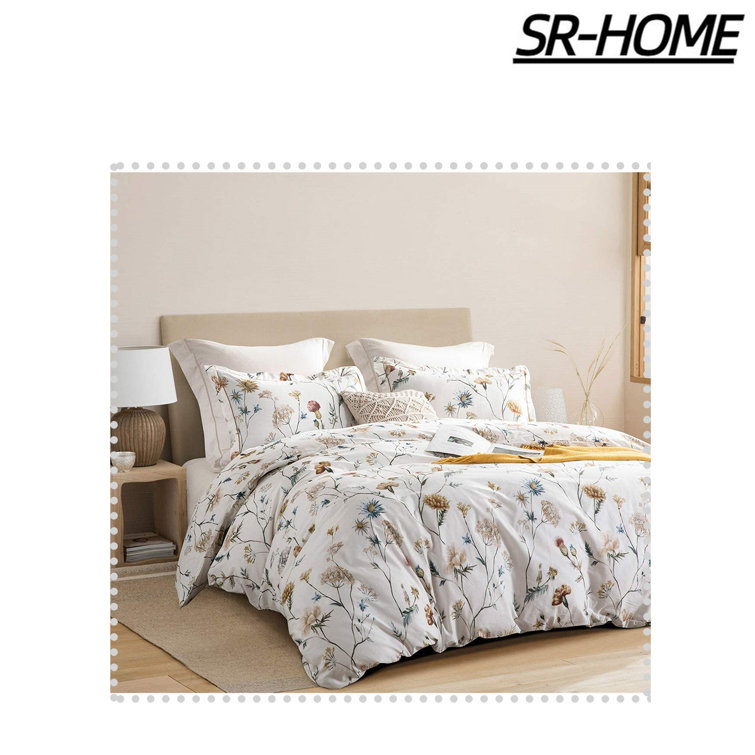 SR-HOME 100% Cotton Duvet Cover Set