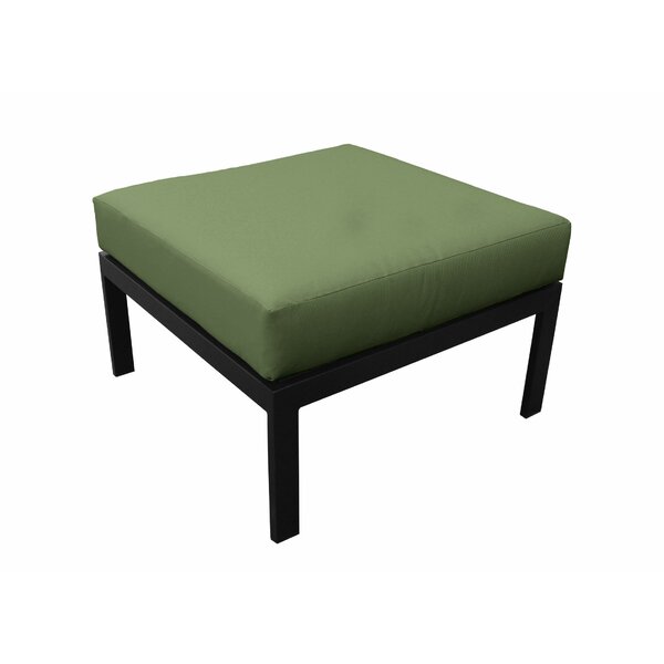 Madison Metal Outdoor Ottoman & Reviews | Birch Lane