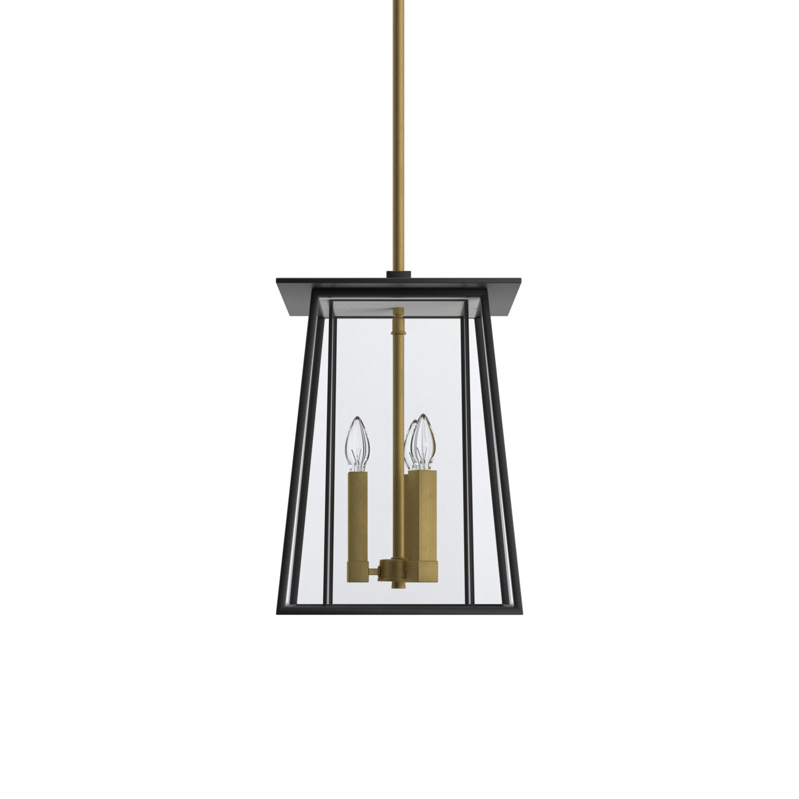 Cognac 3-Light Geometric Pendant