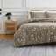 Ensemble de couette réversible Southshore Fine Linens Secret Meadow Grey, en microfibre doublement brossée ultra-douce, 3 pièces avec 1 couette et 2 taies d'oreiller standard, grand lit/queen-1223689307-1223729606