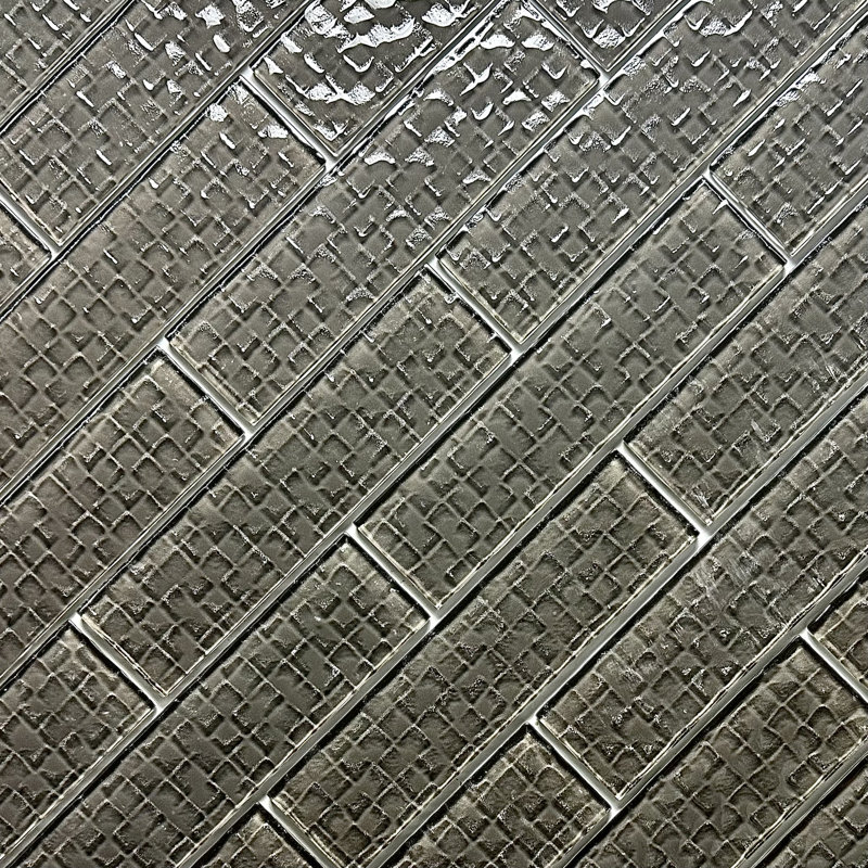 Carrelage mural décoratif de cuisine et de salle de bain Metro, Gris foncé