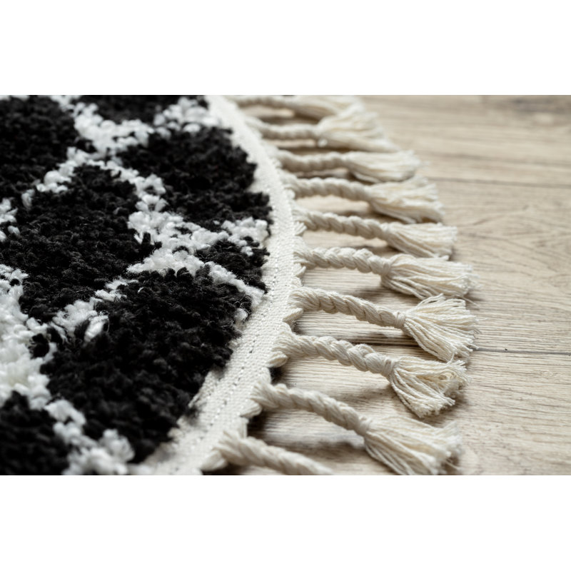 Round Willette Geometric Area Rug, Round 160cm