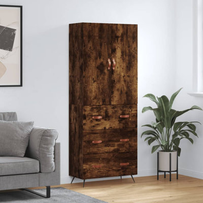 Bartholdi Highboard 69.5x34x180 cm Engineered Wood