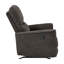 Fauteuil inclinable manuel Ray Rocker, microfibre polie brun chocolat