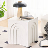 15.74" Square MDF End Table