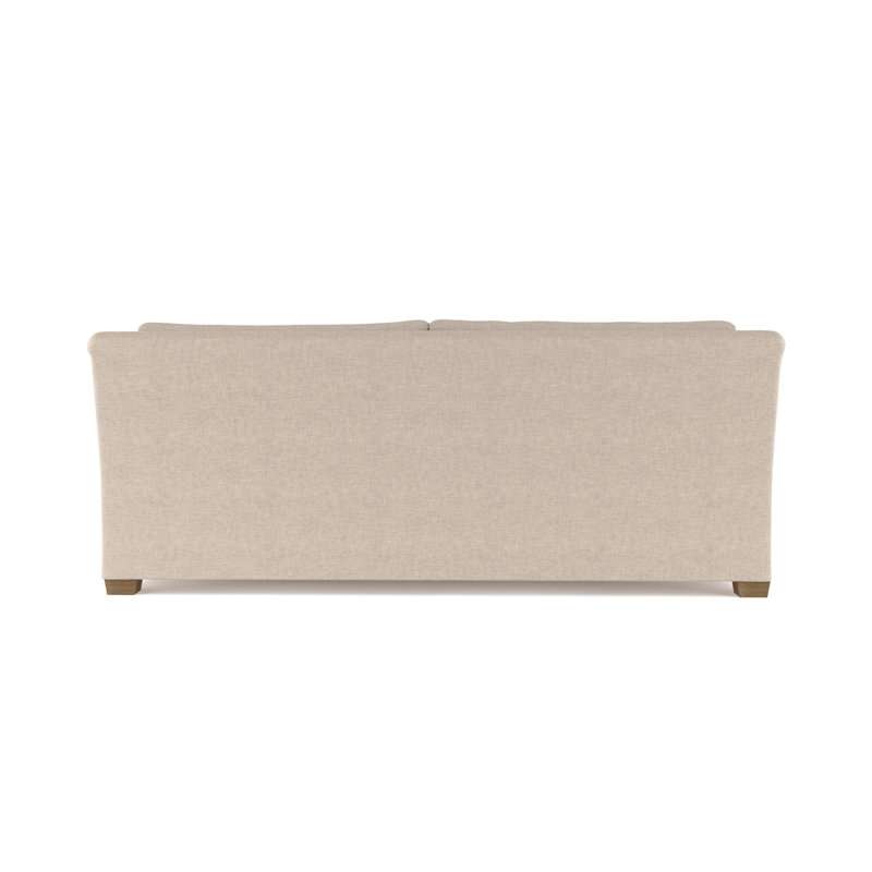 Canapé Thompson, Lin à tissage carré albâtre, H 32 po x l 84 po x P 41 po, Naturel