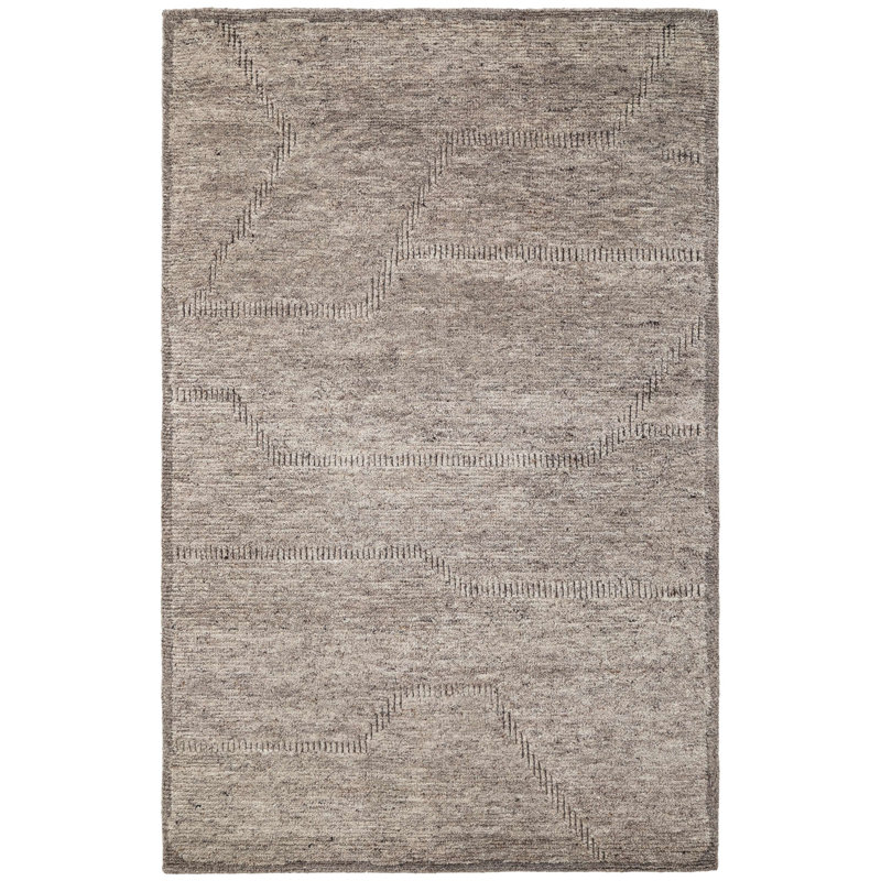 Tapis en laine noué à la main Ellora, Rectangulaire 2 pi x 3 pi