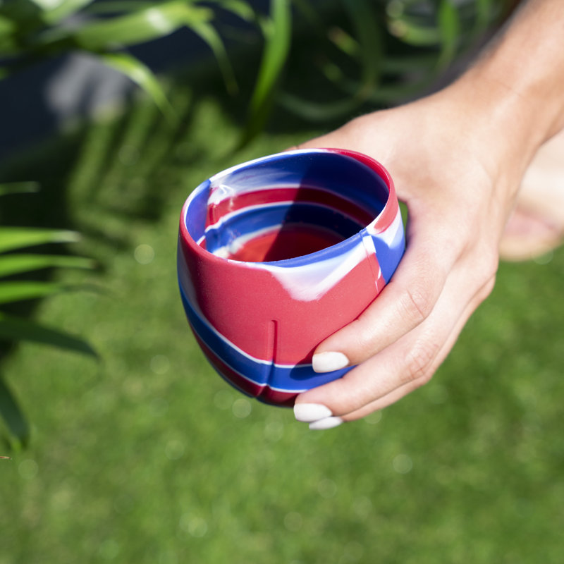 Flexi Aerating Silicone Cups in Tie Dye