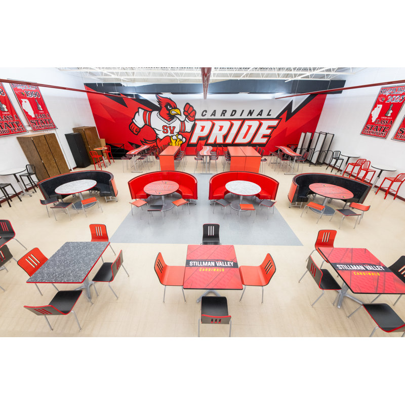 Table de conversation mobile, L 60 po x l 42 po